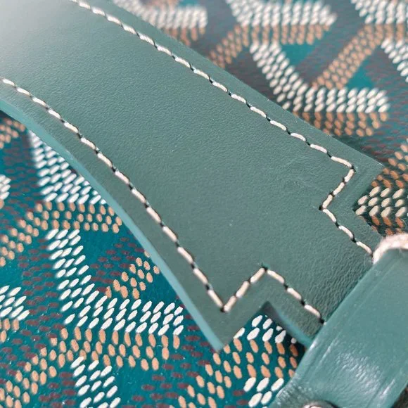 SOLD Goyard Goyardine Muse Vanity Case Green - Picture 6 of 6